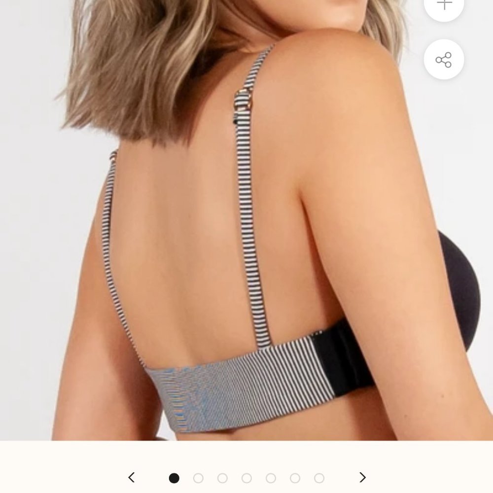 BRA LAB PINSTRIPE BACK BAND (small) and Straps